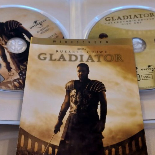 Gladiator 2 Disc DVD with Greek Subtitles