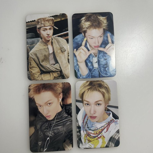 K-Pop Photocards Set, 4 pieces, glossy finish
