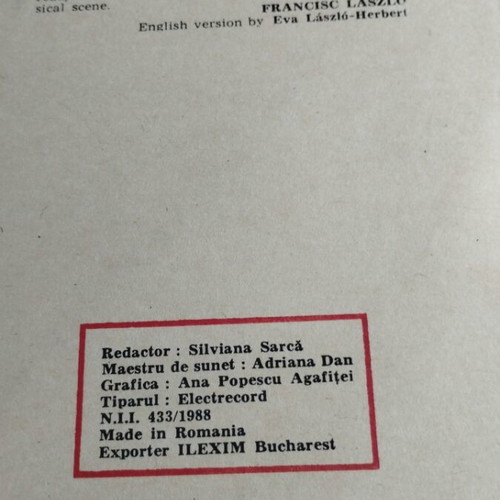 Antonio Salieri Symphony in D LP album used, classical