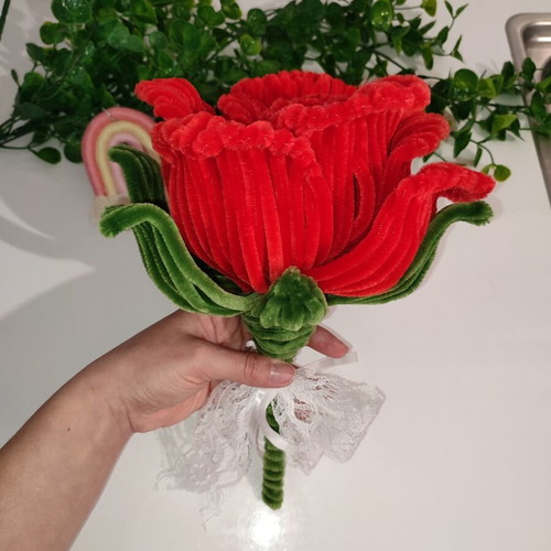 Giant handmade rose 30cm new