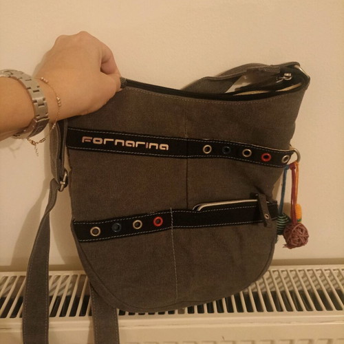 Fornarina shoulder bag grey like new