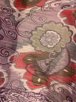 Scarf like new, multicolored