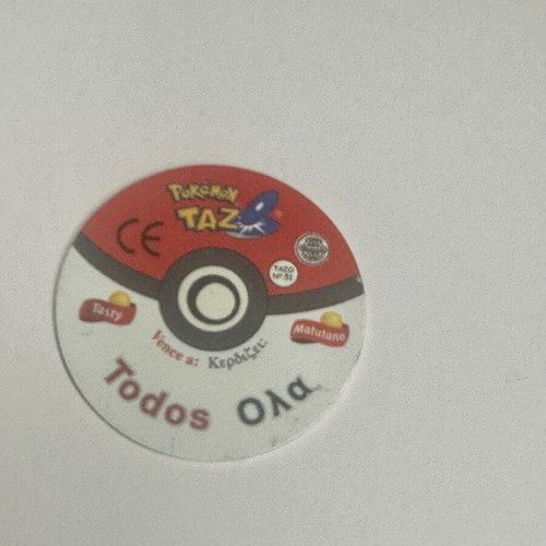 Pokemon tazos Ash tags like new