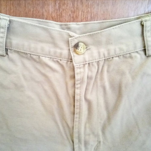 Women's cargo shorts like new, size M, beige with gift belt