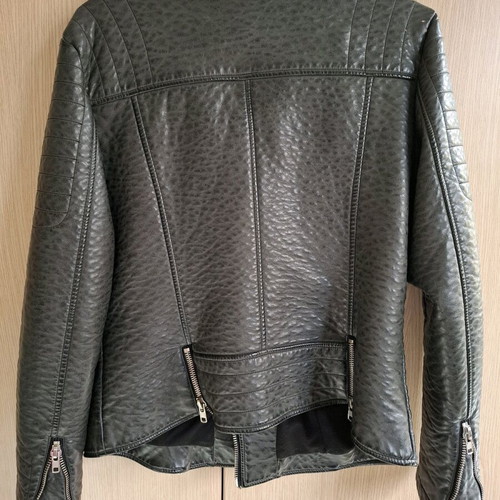 Julia Bergovich women's leather jacket XXL like new, black