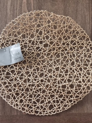 Snar Ikea natural placemats set of 9, 37cm, like new