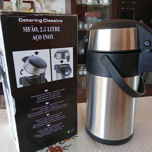 Serving thermos jug used 2.5 liters