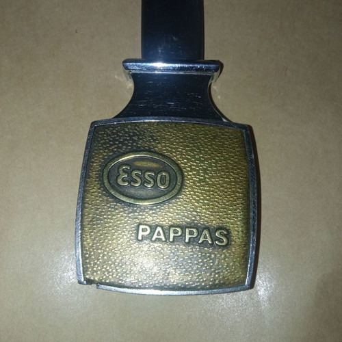 Vintage Esso Pappas Letter Opener used, 1960s