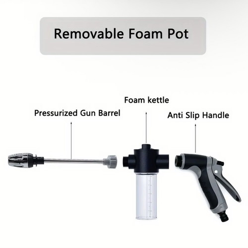 Car pressure washer new with soap container