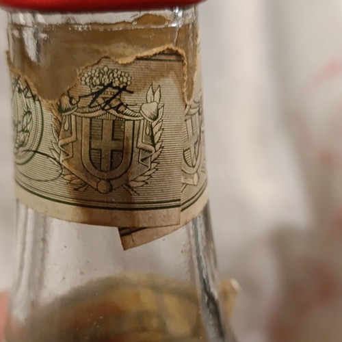 Martini Rosso Vermouth 1969 sealed collectible bottle Greek bottling