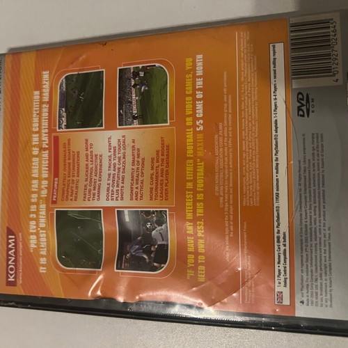 Pro Evolution Soccer 3 and Pro Evolution Soccer 2 CD used bundle for PS2