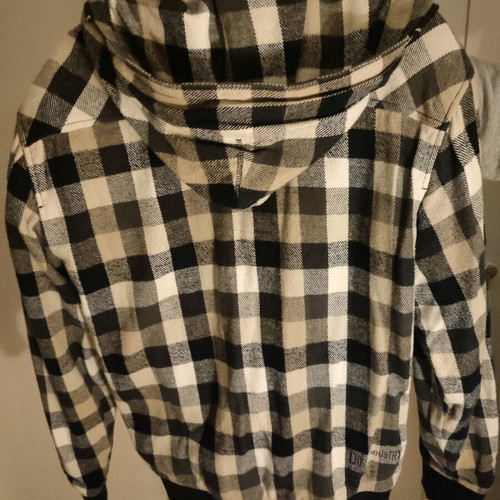 Vintage Diesel winter jacket / hoodie with removable quilted lining size M used