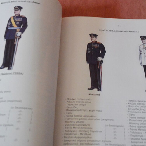 Regulation of Officers' and Soldiers' Uniforms of the Hellenic Army new