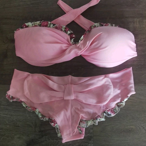 Madame Shou Shou Signature bikini used, pink, size M