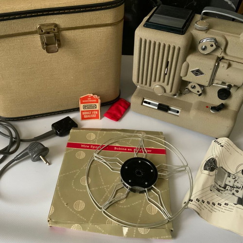 Eumig P8 8mm Film Projector vintage complete set like new