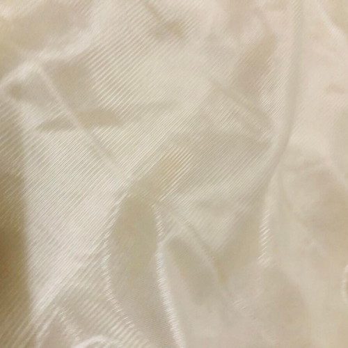 Light elastic lining fabric used, beige light color