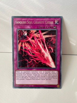 Vanquish Soul Calamity Caesar Yu-Gi-Oh! Card like new