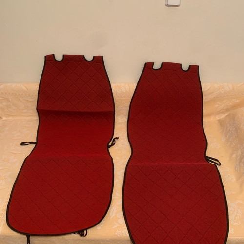 Quilted Bordo Car Seat Covers new, set of 2 pieces