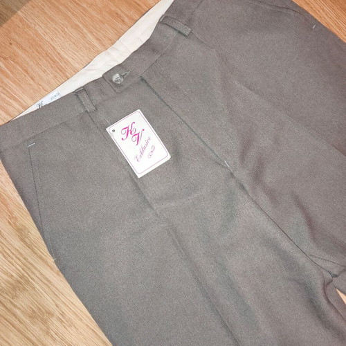 KV Exklusive Karel Vodenka Tailored Trousers Grey New With Tags