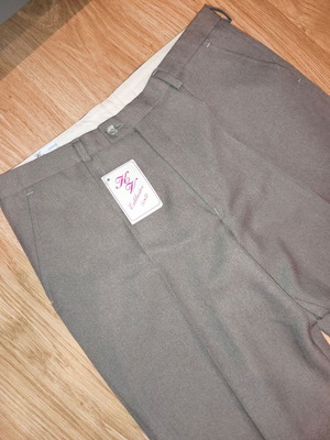 KV Exklusive Karel Vodenka Tailored Trousers Grey New With Tags