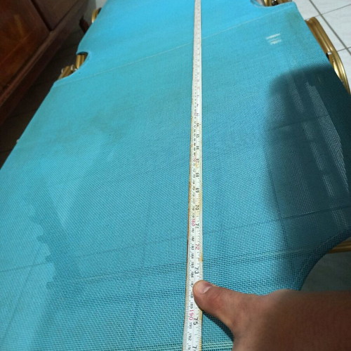 Professional beach lounger in blue like new