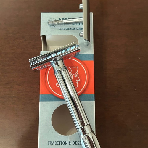 Merkur 500c Chrome/Bright Progress Adjustable Safety Razor like new