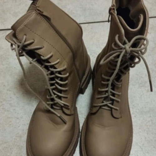 Silia D ankle boots with zipper and laces like new, size 39