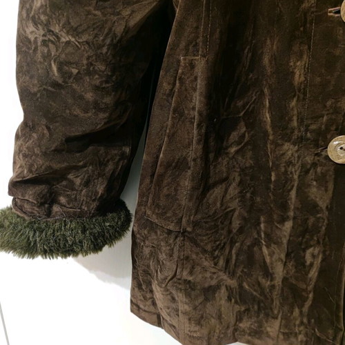 Handmade kastorino coat like new, brown, size L/XL