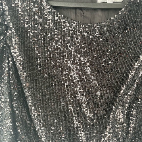 Crop top Project Soma black, like new, with sequins, size S