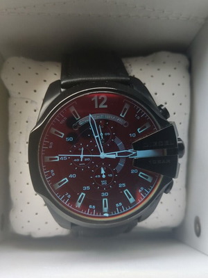 Diesel black men's watch like new