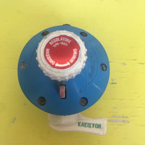 LPG Gas Pressure Regulator used, antique, Italian