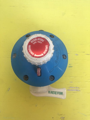 LPG Gas Pressure Regulator used, antique, Italian