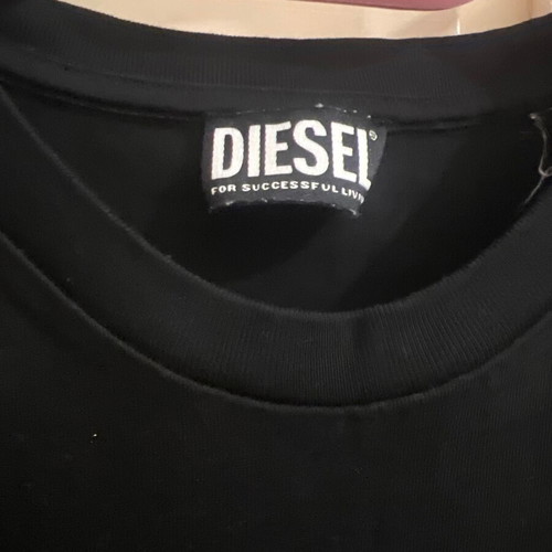 Diesel short-sleeve shirt like new, slim fit, black