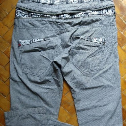 Desigual men's branded jeans with opening back part like new