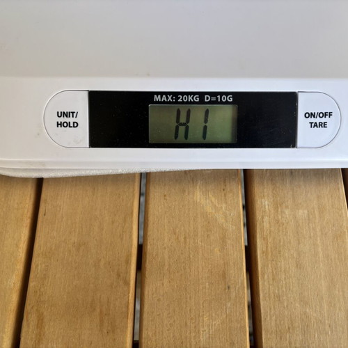 Esperanza Baby Scale used with LCD display and tare function