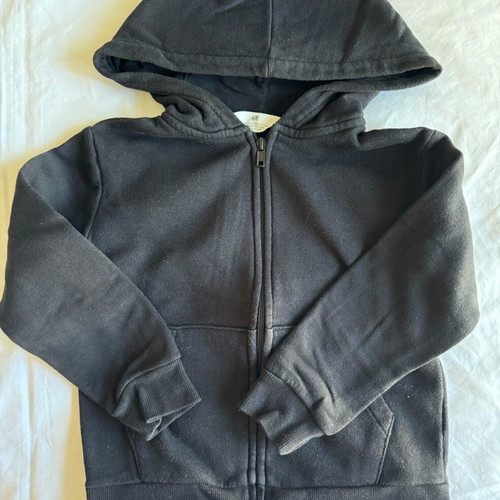 H&M sweatshirts used, grey and black, 110-116 cm, age 4-6