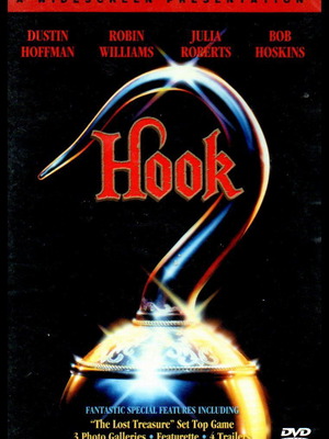 Hook DVD used with subtitles, case worn