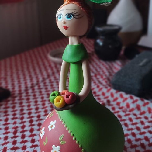 Handmade doll made from pumpkin new