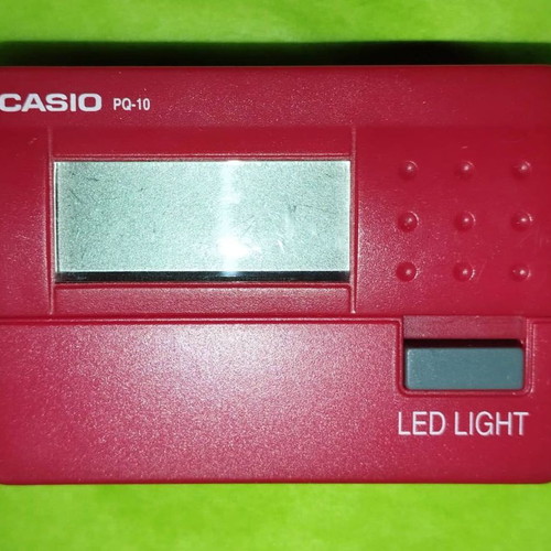 Casio PQ10 used vintage travel digital alarm clock from the 80s