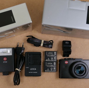 Leica D-Lux 6 digital compact +ηλεκτρονικό σκόπευτρο Leica EVF 3+ LEICA flash CF22