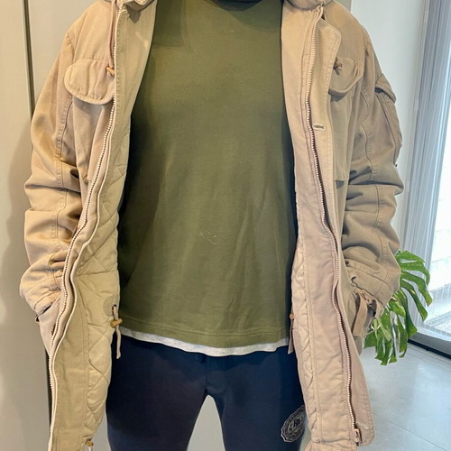 Natura men's parka like new, size XL, beige