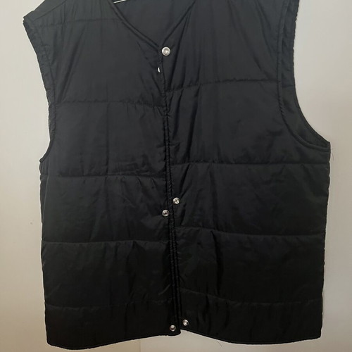 Men's black vest XL