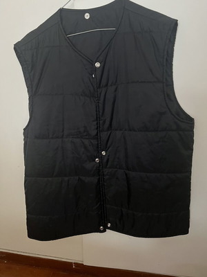 Men's black vest XL