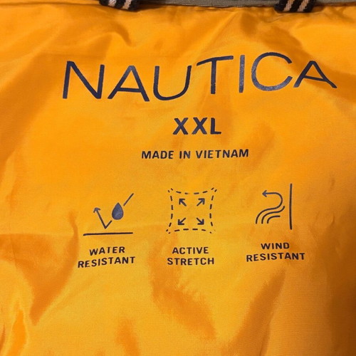 Nautica men's jacket XXL like new, khaki