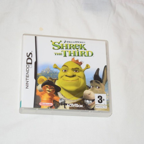 Shrek the Third Nintendo DS game used, original box and booklet