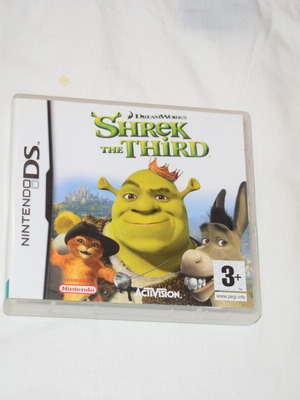Shrek the Third Nintendo DS game used, original box and booklet
