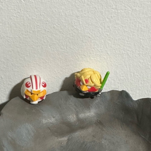 Angry Birds Star Wars Luke Skywalker collectible figure like new