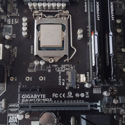 Gigabyte GA-H170-HD3 motherboard like new, Socket LGA1151