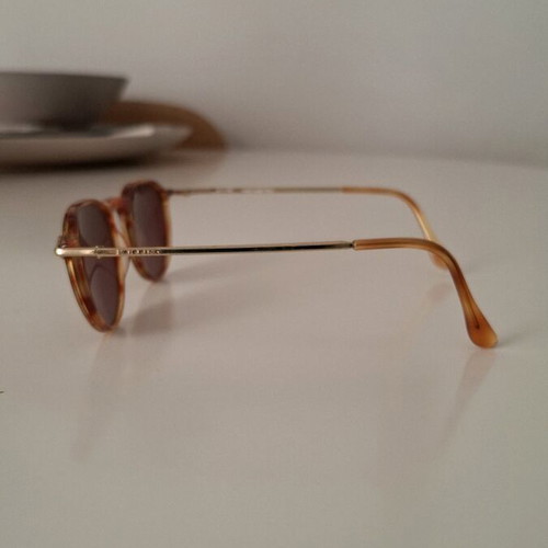 Vintage 90s Rolling sunglasses like new, brown and gold