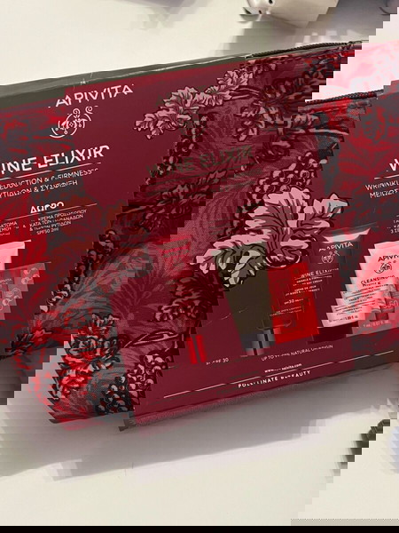 Apivita. Wine Elixir Day Cream Σετ Περιποίησης με Κρέμα Προσώπου